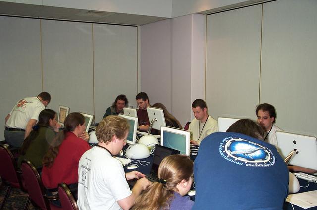 iMacs in the terminal room