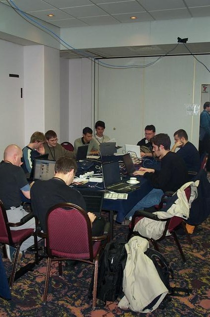 Alternatively people used their laptops