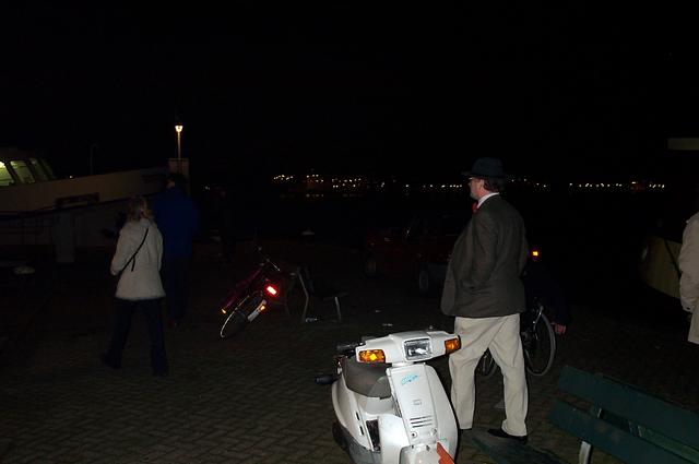 The social event was on a boat