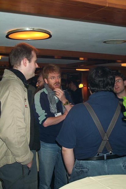 Poul-Henning & Nik in a discussion