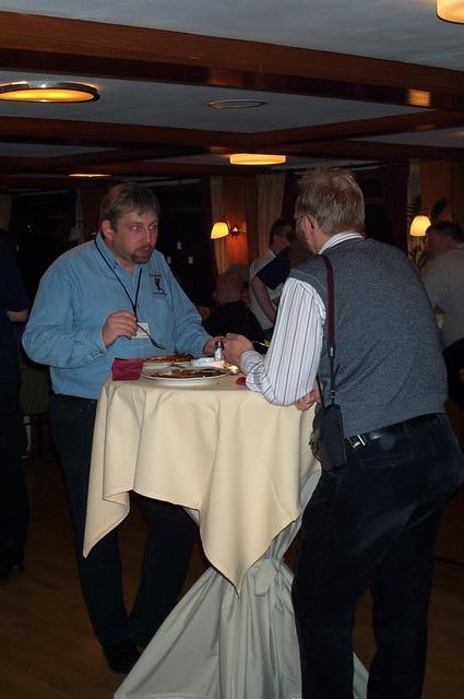 Paul having a bite