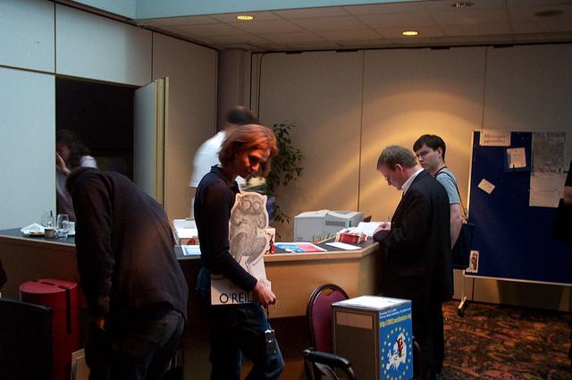 Eval forms being filled in
